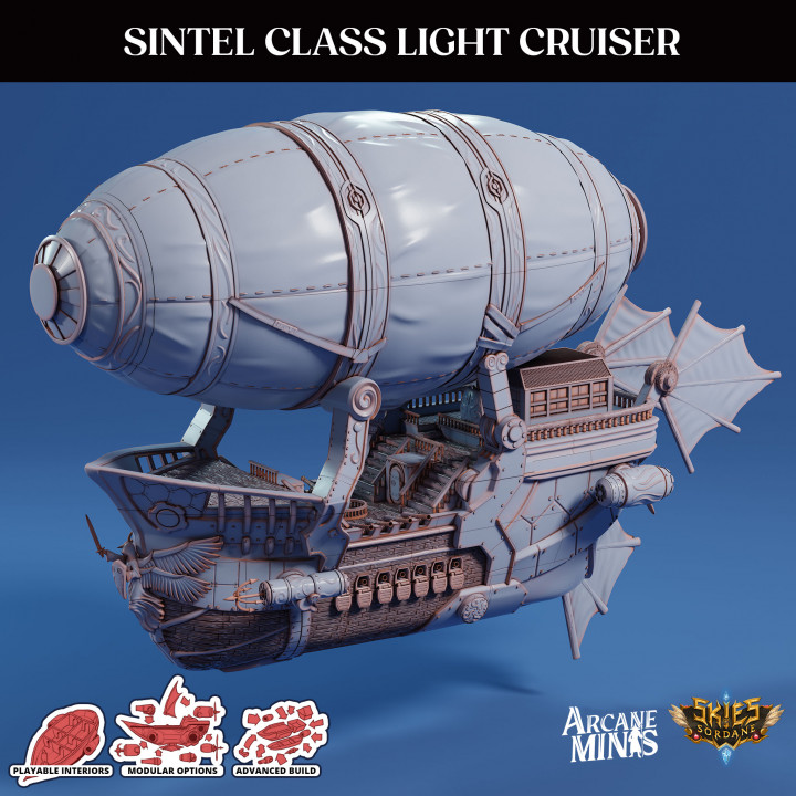 Airship - Sintel Class Light Cruiser's Cover
