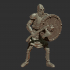 Skeleton - Heavy Infantry - Axe + Round Shield - Defensive Pose image