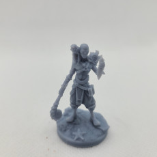Picture of print of Mordechai Aquatic Mage - Presupported
