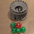 Collapsible dice tower print image