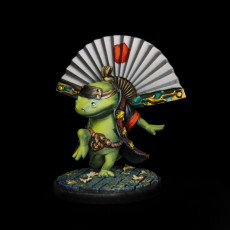 Picture of print of Hanarin, Hanzaki Salamander Ninja (Fan) (Pre-Supported)