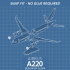 Airbus A220-100 - Modern Jet Airplane - 1:144 image