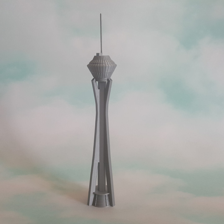 Las Vegas Stand Poly Model Souvenir USA Stratosphere Tower Paris