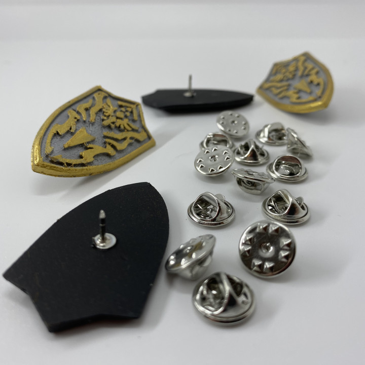Shield Pins and keyrings from the Legend of Zelda, Breath of the Wild