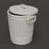 Trash Can for Dioramas and tabletop games image