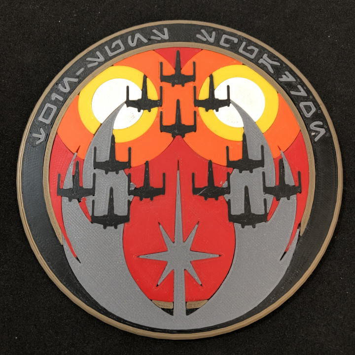 Star Wars Twin Suns Squadron Unit Patch Coaster