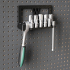 Tool Holder for Socket Wrench Set 12pcs 1/4" with Extension Bar and Sockets for Wall Mount 001 image