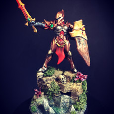 Picture of print of Ashen Alfar Inquisitor - Modular D (lady)