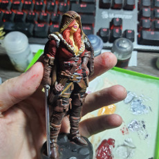 Picture of print of Red Hooded Lycan Slayer