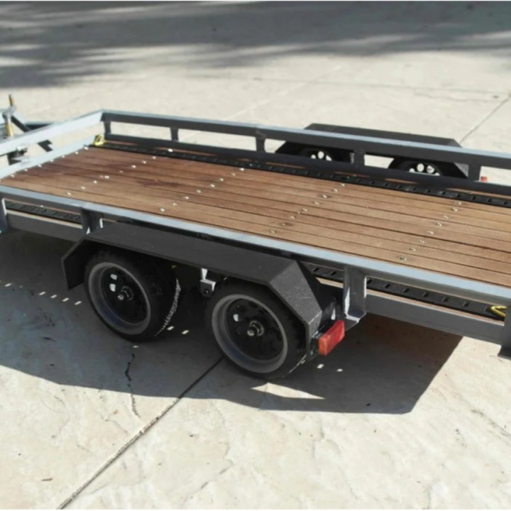 3d Printed RC Utility Trailer 1/10 Scale