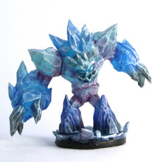 Picture of print of Giant Ice Golem