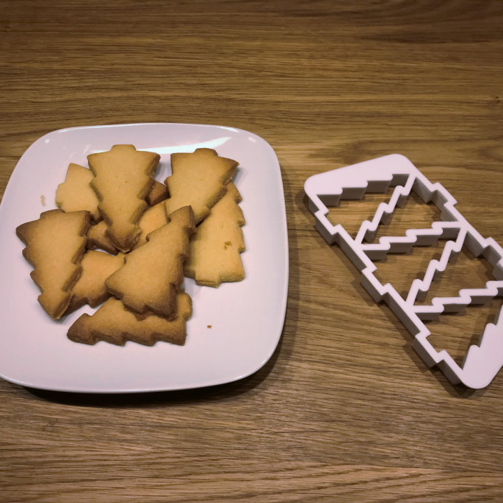 Christmas Tree Cookie Cutter (five at once)