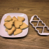 Heart cookie cutter (five at once) image