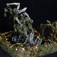 Picture of print of Lady of the Marsh Lights - Boss Monster - PRESUPPORTED - 32mm model
