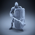 Skeleton - Heavy Infantry - Spear + Square Shield - Defensive Pose image