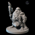 Dwarf Druid (28mm Pre-supported) image