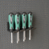 Socket Wrench Screwdriver Set 7pcs Tool Holder 013 I for screws or peg board image