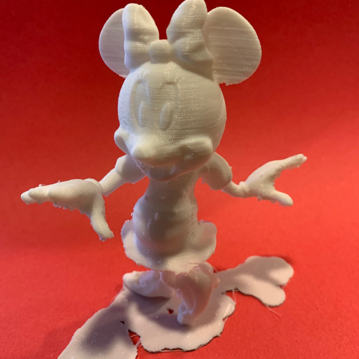 Minnie Mouse with supports