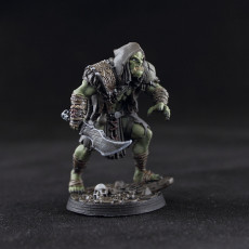 Picture of print of Slice - Orc Assassin - 32mm - DnD