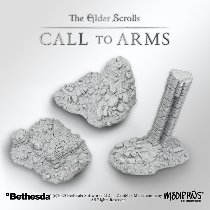 $4.99Fort Rubble Terrain Set - Elder Scrolls: Call to Arms