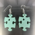 Jigsaw puzzle earrings image