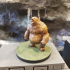 Grizzly Bear Miniature - pre-supported print image