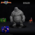 Grizzly Bear Miniature - pre-supported image
