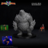 Magma Bear Miniature - pre-supported image