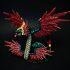 Snake Goddess Serpentia / Quetzalcoatl / Couatl / Winged Serpent print image