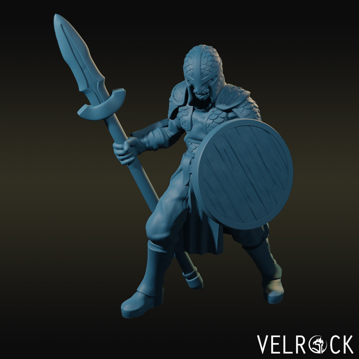 $3.00Town Guard with Spear and Shield
