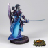 Siln Tanadu Moon Elf Cleric tabletop miniature 32mm Perfect for D&D, Pathfinder and Tabletop RPG's image