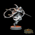 Morivan Moonstone Shadar Kai Elf Rogue Assassin tabletop miniature 32mm Perfect for D&D, Pathfinder and Tabletop RPG's image