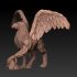 Winged griffin image