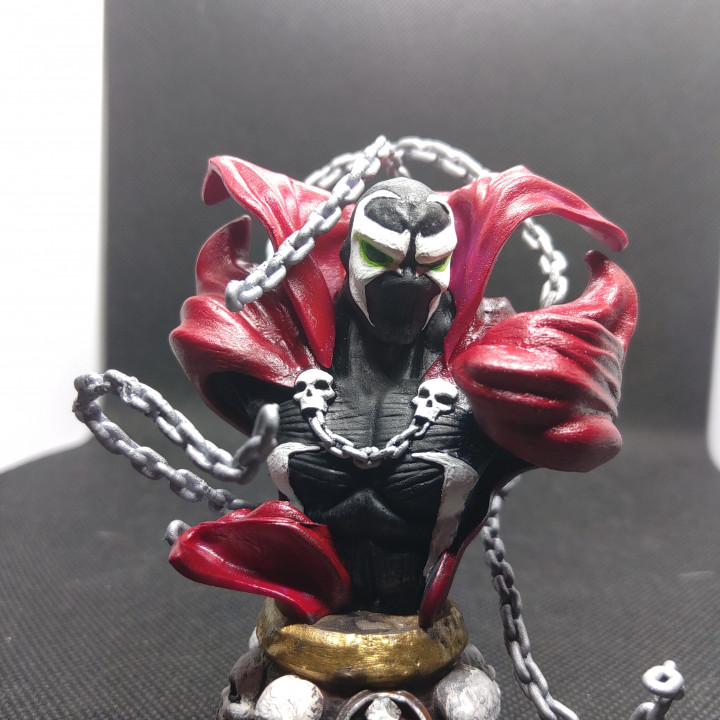 3D Printed Painted/Hand Painted SPAWN BUST
