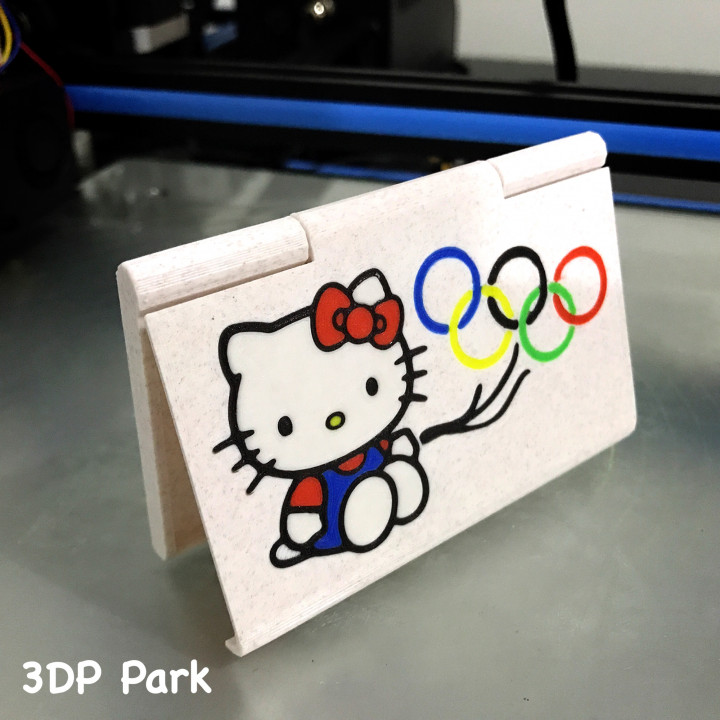 Business Card Case (kitty olympic)