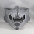 Ghost of Tsushima Oni Samurai Wolf Mask - Japanese Oni Mask print image