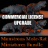 Monstrous Mole-Rats Commercial License Upgrade (No 3D files) image