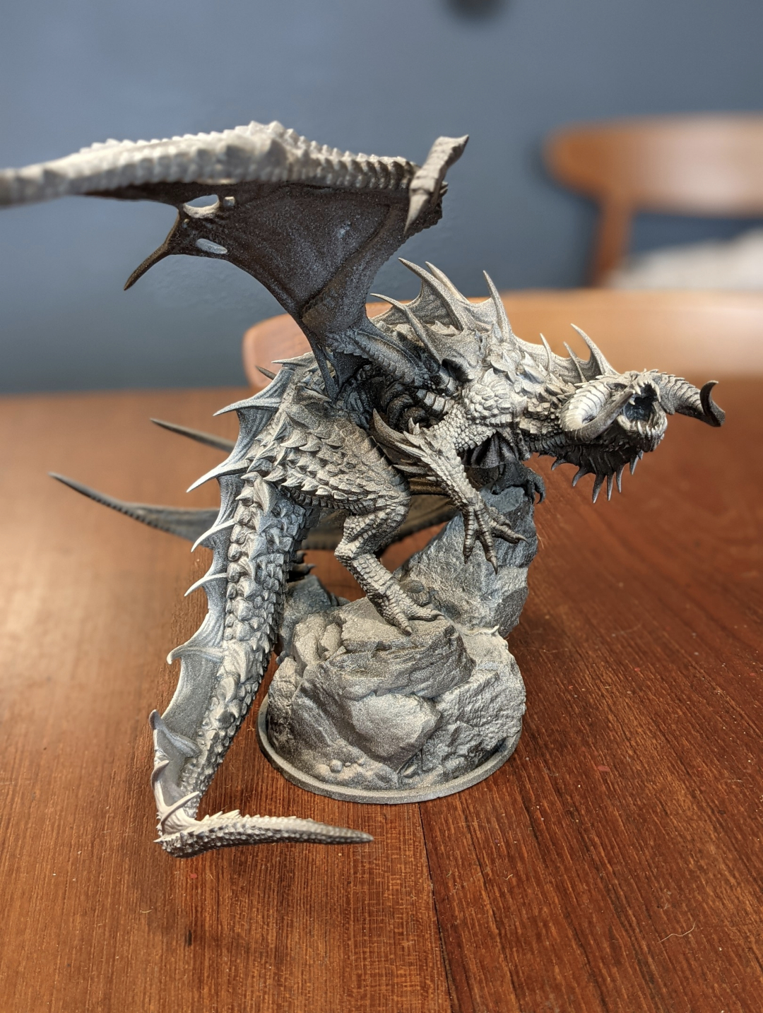 Lord of the Print Awesome Black Dragon Model Dragon Miniature