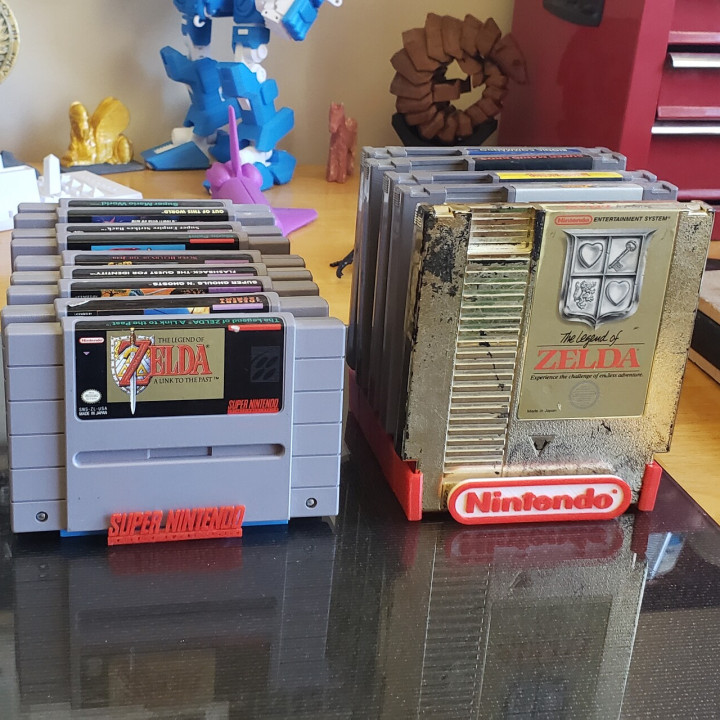 Nintendo Nes , Snes & N64 Modular Cart Organizer