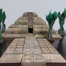 Picture of print of KS2AZT05 – Aztlan Step Pyramids