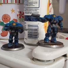 Picture of print of Starcraft Marines