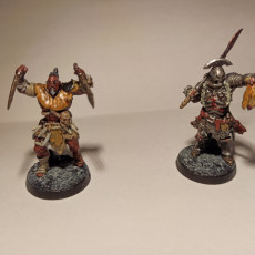 Picture of print of The Obsidian Orc Warband - Pre-Supported