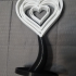 Love Hearts Headphone Stand or Ornament print image