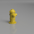 Fire Hydrant model prop for Diorama and Tabletop games image