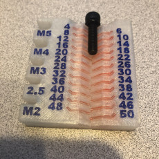Picture of print of Metric small screw measuring device