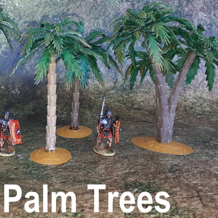 $4.9928mm Modular Palm Trees - Pack A