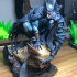 Batman 3d sculpture tested and ready for printing by B3DSERK Studios print image
