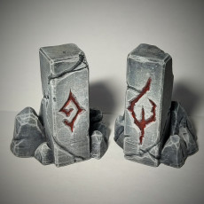 Picture of print of Stone Demon Symbols