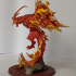 Malor on Arcanix - Eye-Cult Gryphkin Hero on Phoenix print image
