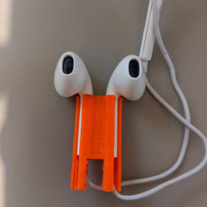 3D Printable Apple Earbuds Holder (ohuf) Oliver